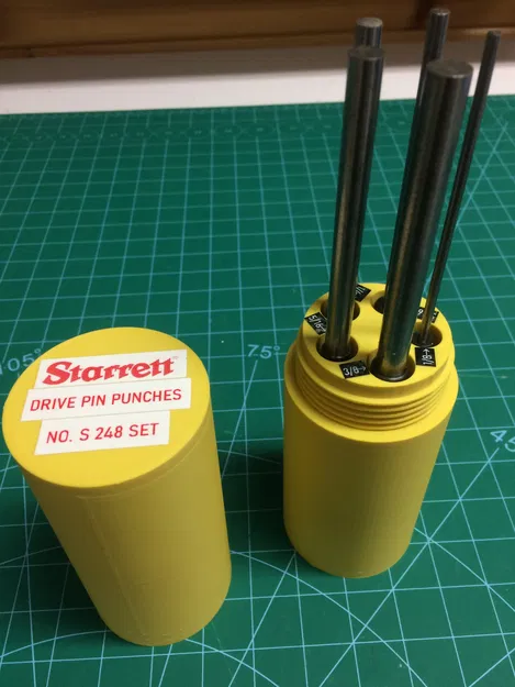 Vỏ hình trụ cho Starrett S248 Long Drive Pin Punch Set - Image 4