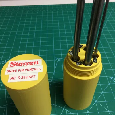 Vỏ hình trụ cho Starrett S248 Long Drive Pin Punch Set
