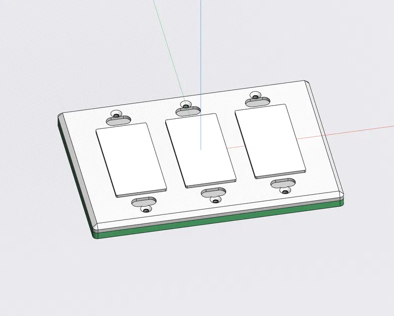 Khung chuyển đổi ánh sáng Lutron và các miếng đệm (3-Gang) - Image 5
