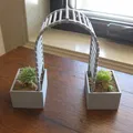Mini Garden Gate Planter/Vine Ladder - Thumbnail 1