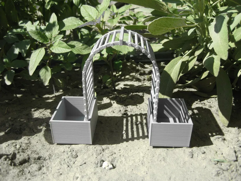 Mini Garden Gate Planter/Vine Ladder - Image 2