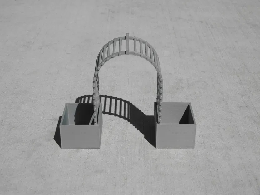 Mini Garden Gate Planter/Vine Ladder - Image 3