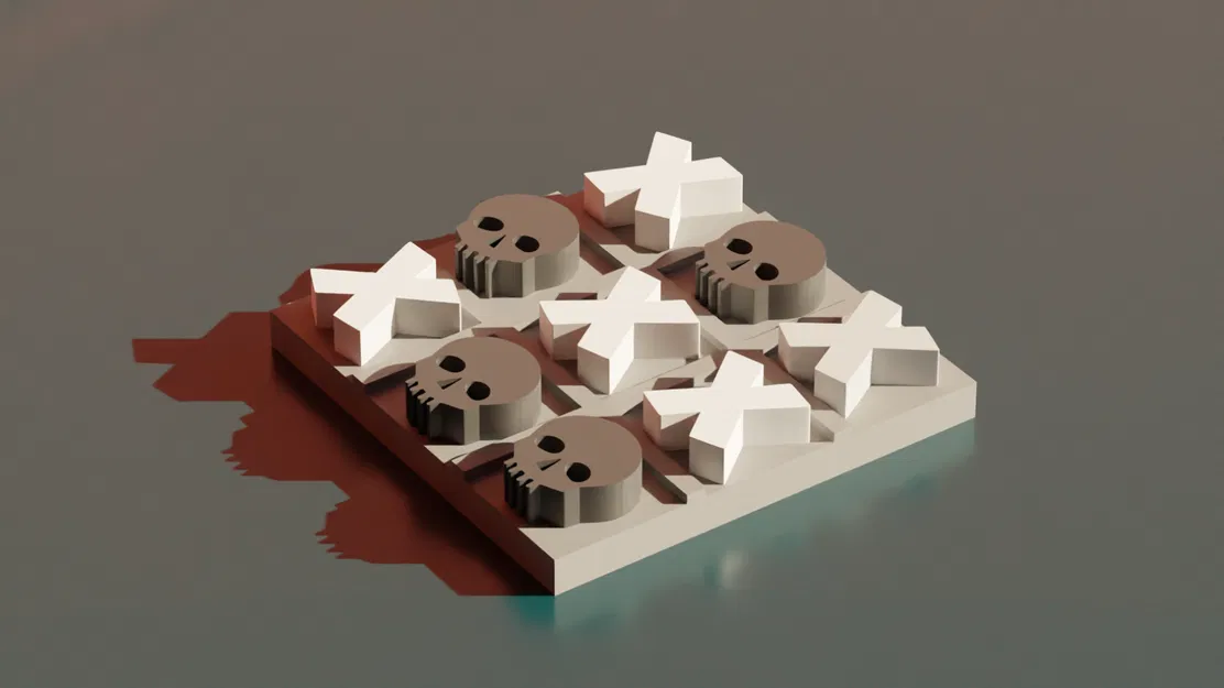 Tic Tac Toe - Trò chơi bảng (Phiên bản Skull) - Image 1
