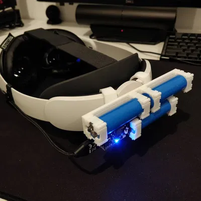 Gói pin DIY cho Quest 2 (gắn dây đeo Elite)