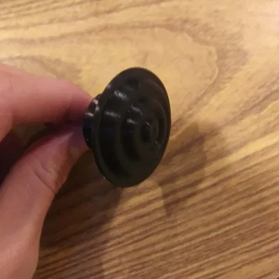 Núm ngăn kéo lượn sóng với lỗ gắn m4