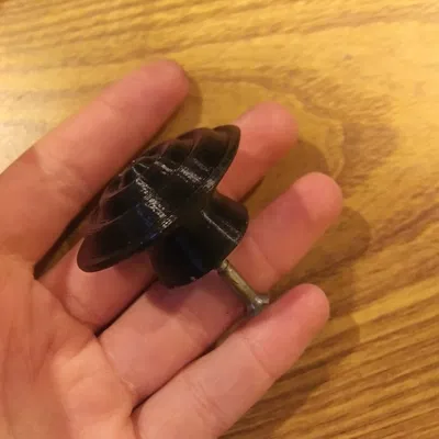 Núm ngăn kéo lượn sóng với lỗ gắn m4