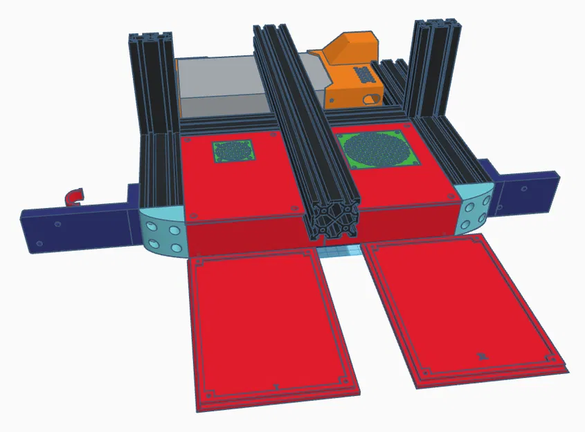 Ender 3 Trường hợp phía trước cho SKR 1.4 & RPI - Image 1