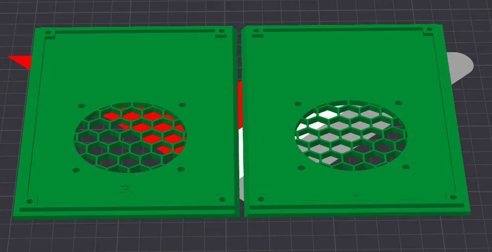 Ender 3 Trường hợp phía trước cho LIDS SKR 1.4 & RPI với quạt 60x60x15 - Image 1