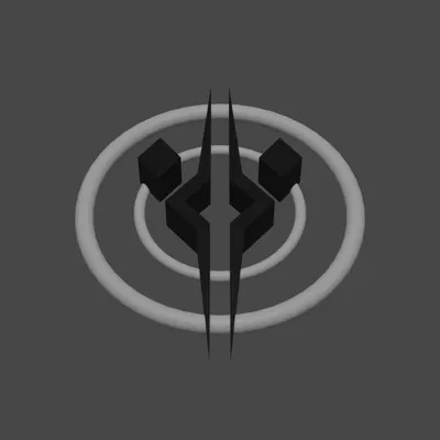 Chuỗi khóa logo Ahsoka Tano/Fulcrum