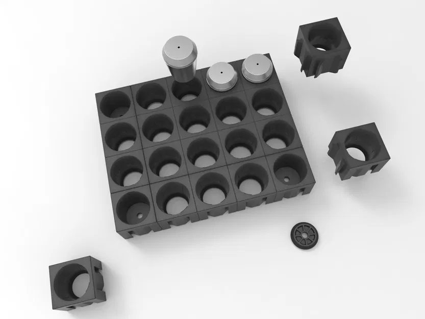 Modular ER40 Collet Rack/Khay/Đứng - Image 2