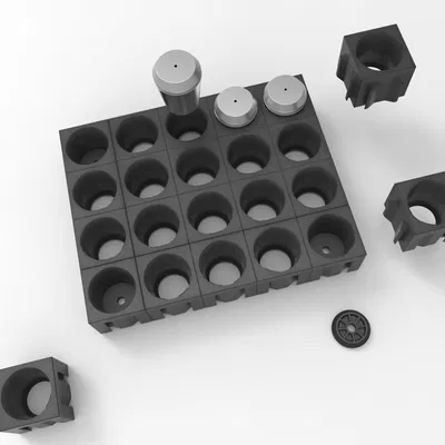 Modular ER40 Collet Rack/Khay/Đứng