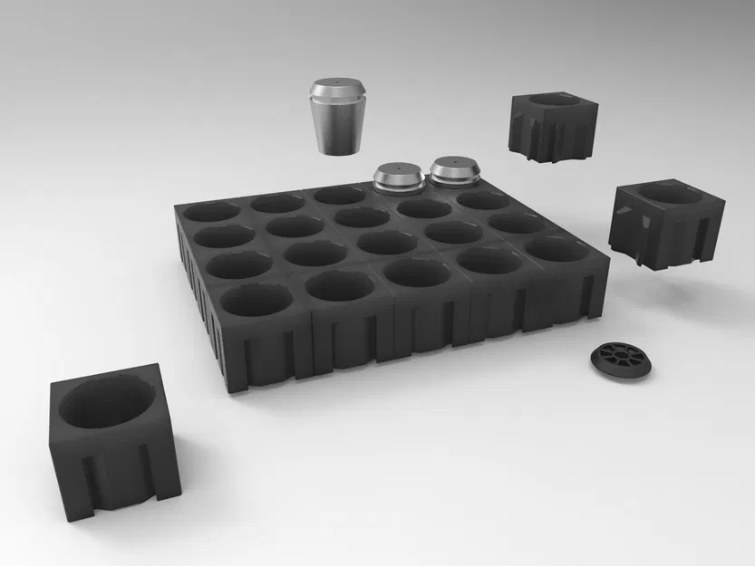 Modular ER40 Collet Rack/Khay/Đứng - Image 3