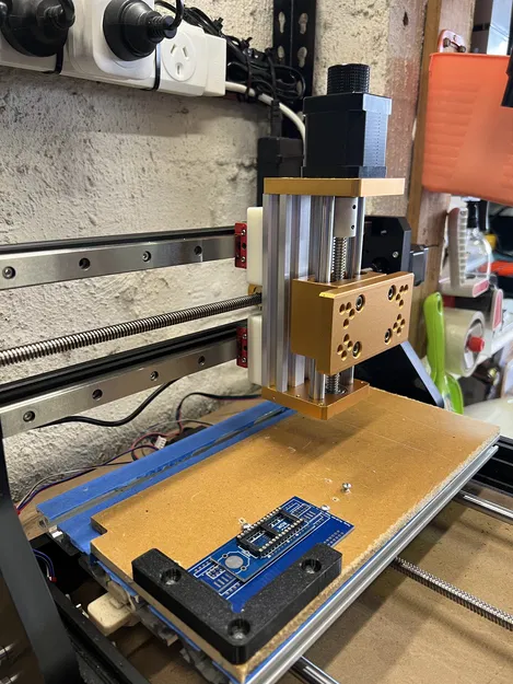 3018 CNC - Nâng cấp trục X cuối cùng bằng cách sử dụng đường ray tuyến tính MGN15H và trục chính công suất cao - Image 4