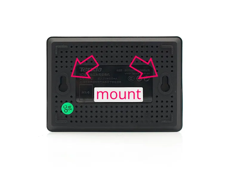 Tenda SG105 Gigabit Ethernet Switch Rail Mount - Image 4