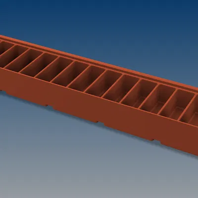 Hộp chia Gridfinity với nhiều ngăn chứa