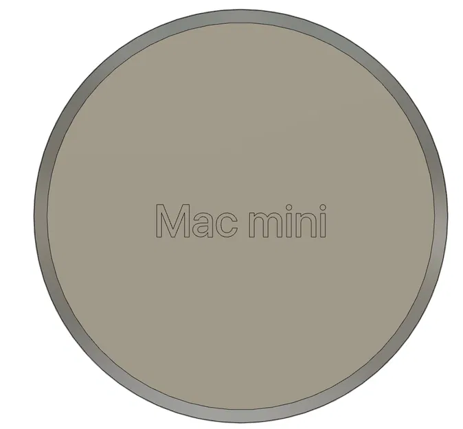 Nắp dưới Mac Mini 2018 (Unibody) - Image 1