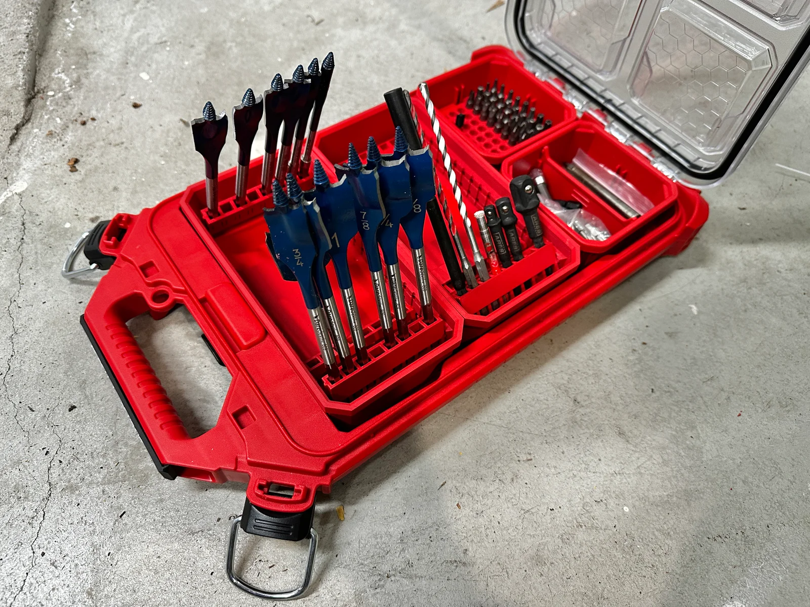 Bộ tổ chức mũi khoan/máy khoan Milwaukee 1