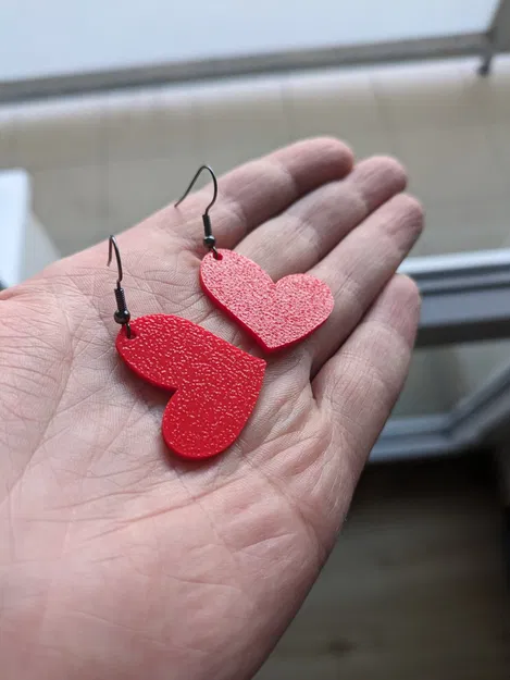 Bông tai hình trái tim thời trang cho phụ nữ - Image 2