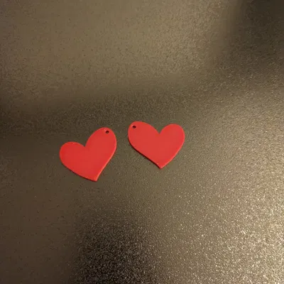 Bông tai hình trái tim thời trang cho phụ nữ