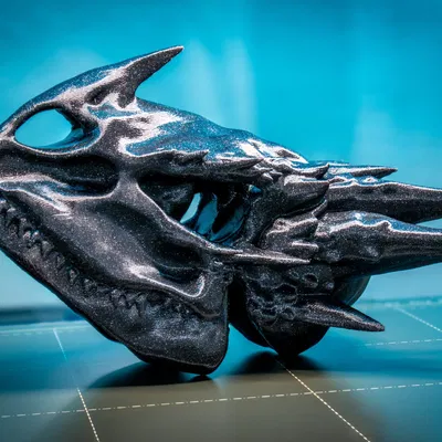 Đầu lâu rồng trang trí để bàn