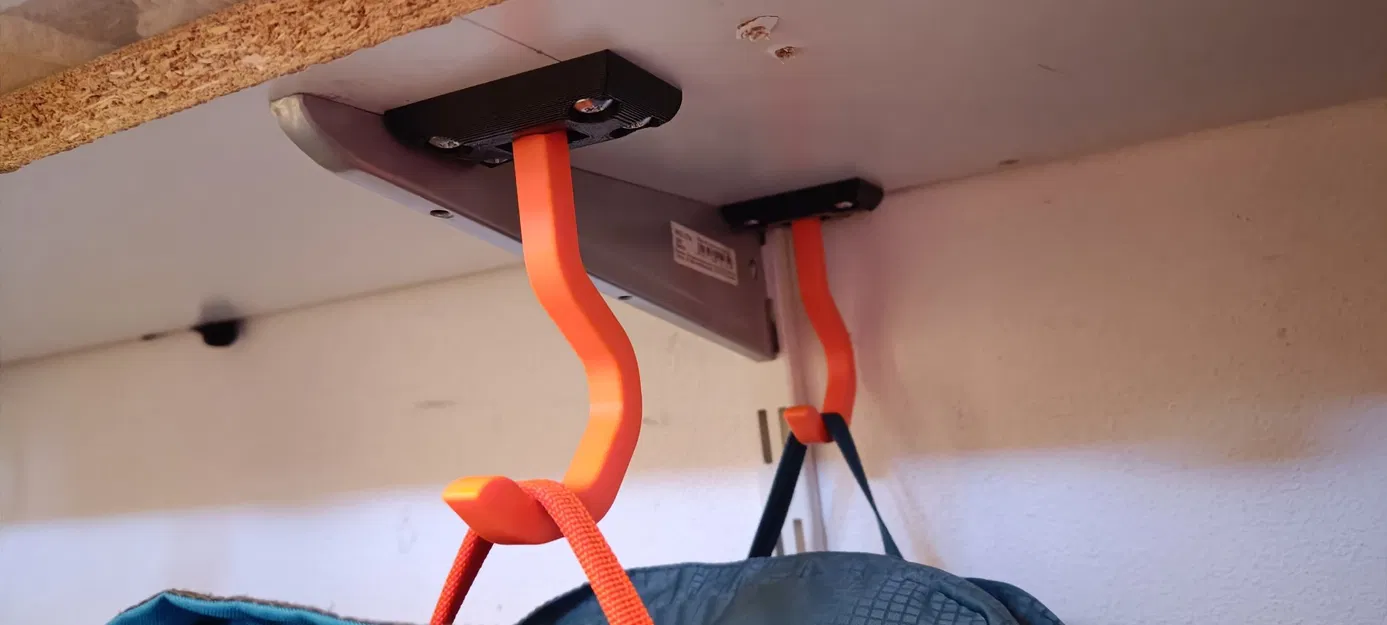 Giá treo túi dưới kệ với thiết kế linh hoạt - Image 2