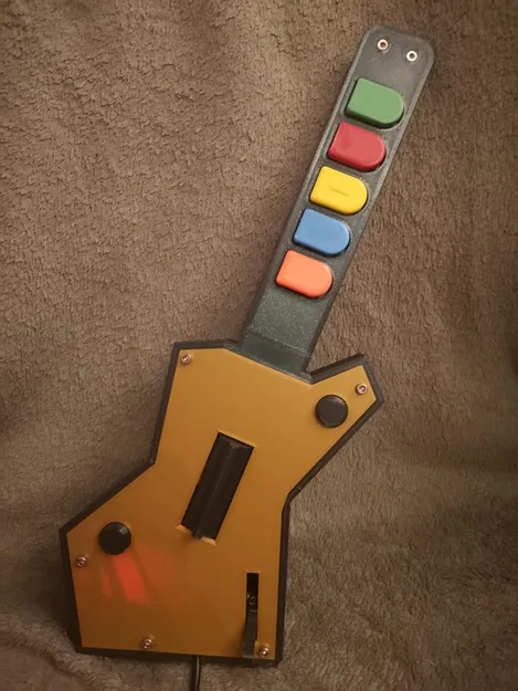 Bộ điều khiển Mini Guitar Hero cho trò chơi âm nhạc - Image 1