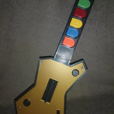 Bộ điều khiển Mini Guitar Hero cho trò chơi âm nhạc