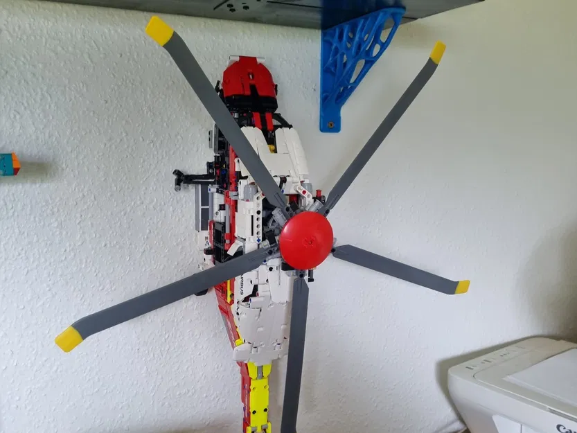 Giá đỡ tường cho trực thăng cứu hộ LEGO Airbus H175 - Image 1