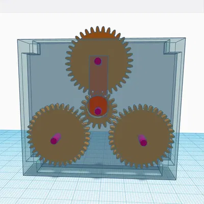 Bánh răng đơn hướng với thiết kế phân chia