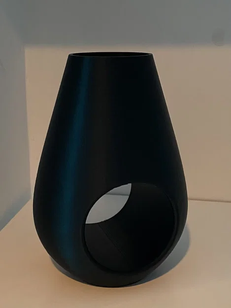 Bình hoa có lỗ giữa trang trí cho cây xanh - Image 1