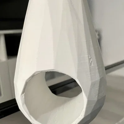 Bình hoa lỗ phong cách low-poly