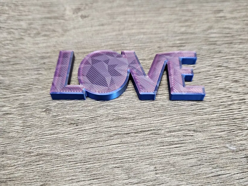 Nam châm tủ lạnh "LOVE" phong cách tối giản - Image 1