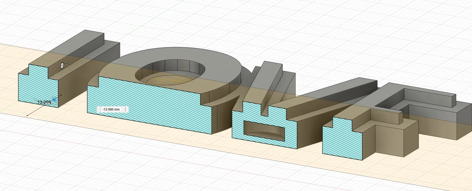 Nam châm tủ lạnh 3D hình chữ "LOVE" phong cách hiện đại - Image 2