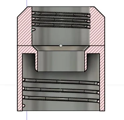 Bộ chuyển đổi phễu cho chai nhựa 2 lít dùng trong in SLA - Image 2