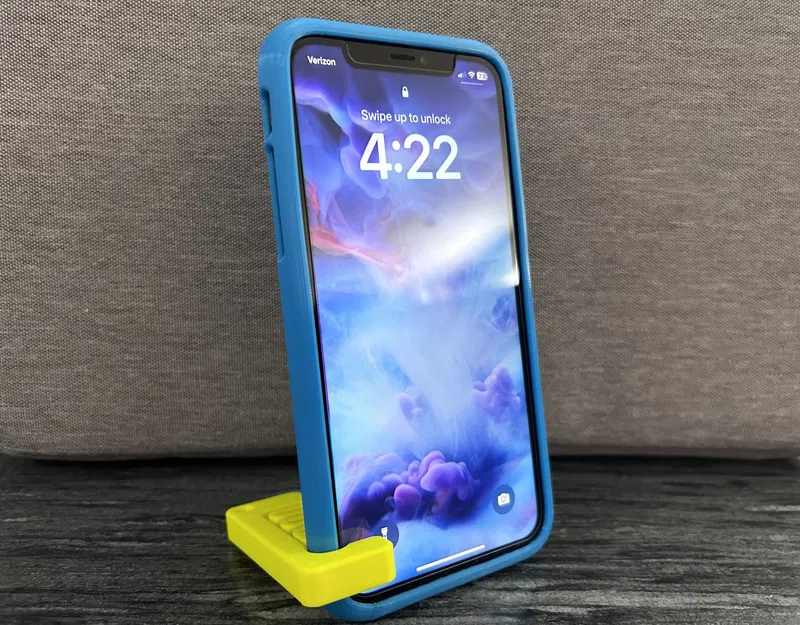 Giá đỡ điện thoại kẹp điều chỉnh cho móc chìa khóa - Image 1