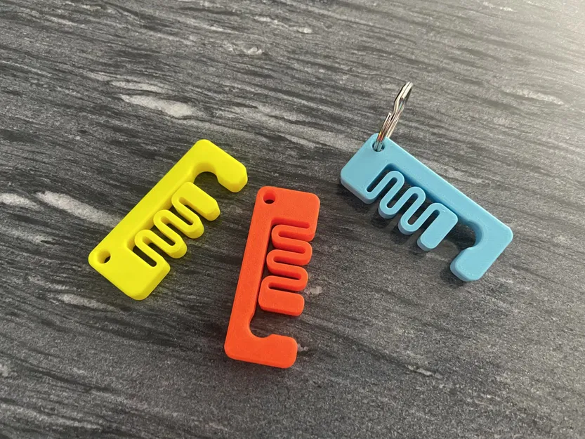 Giá đỡ điện thoại kẹp điều chỉnh cho móc chìa khóa - Image 3