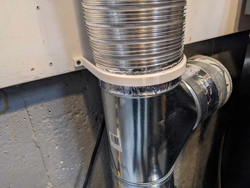 Giá đỡ ống gió 6 inch đơn giản bằng vít - Image 1