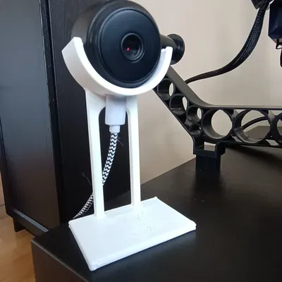 Giá đỡ camera tròn đơn giản với lỗ cáp USB