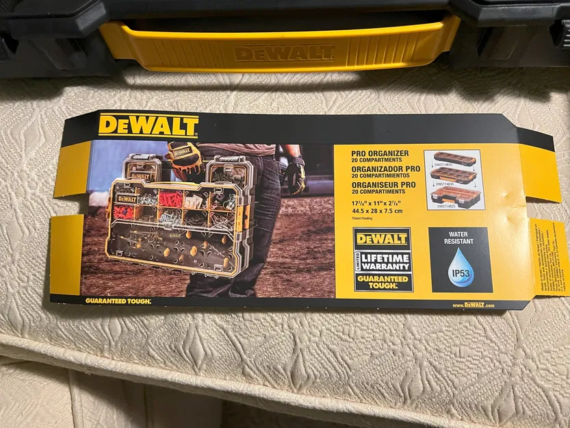 Thùng tổ chức Dewalt Pro Organizer thay thế ngăn chia - Image 2