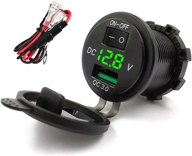 Giá đỡ đồng hồ volt cho Africa Twin XRV 750 - Image 7