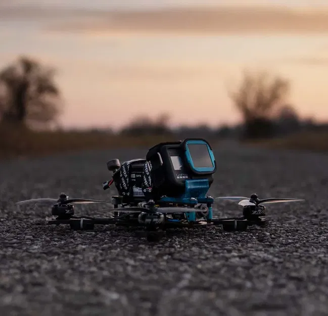 Giá đỡ dọc cho Gopro FPVCycle Glide 25 độ cho Hero 5/6/7/8/9/10 - Image 3