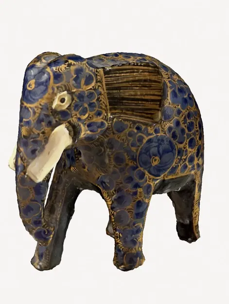 Tượng voi 3D phù hợp in với chân hướng lên - Image 1