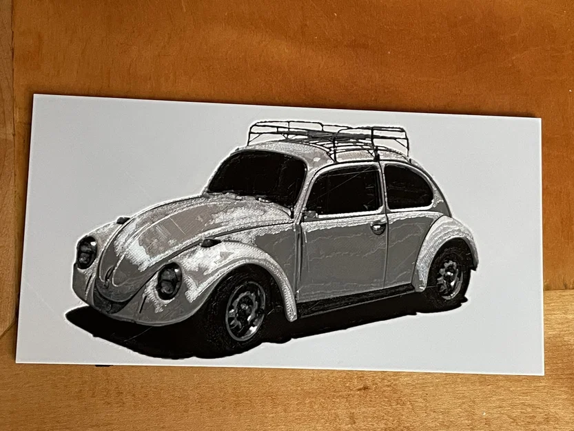 Beetle 1968 màu bạc ánh kim từ Hueforge - Image 1