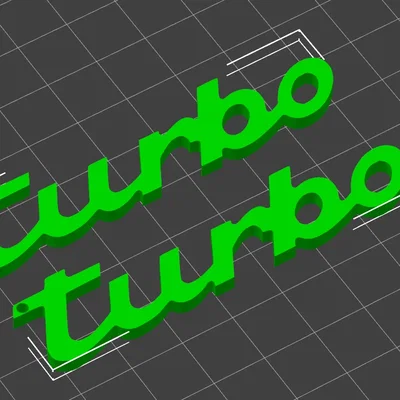 Móc chìa khóa Porsche Turbo với thiết kế độc đáo