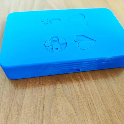 Hộp đựng bài "prší" với họa tiết "prší