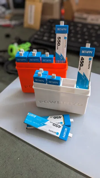 Hộp pin LiPo 1S cho pin 450/550 mAh - Image 1