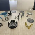 Bộ lót ly xúc xắc hình đa diện cho trò chơi D&D - Thumbnail 4