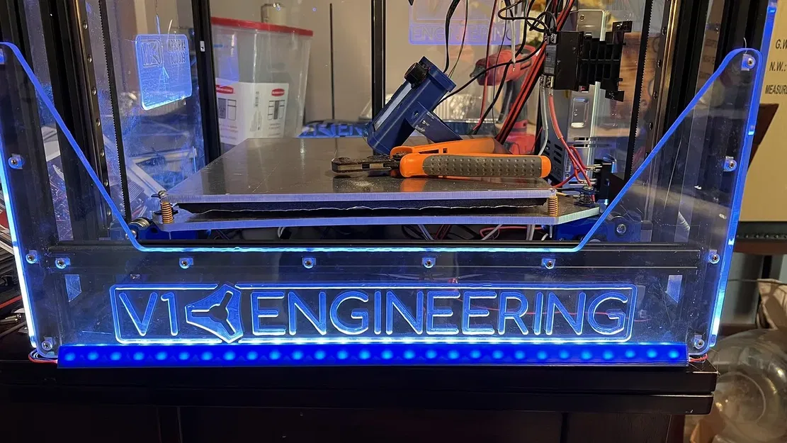 Giá đỡ LED acrylic 10mm cho máy in MP3DP V4 - Image 1