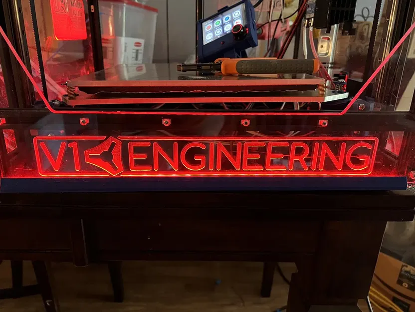 Giá đỡ LED acrylic 10mm cho máy in MP3DP V4 - Image 2