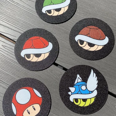 Giá đỡ ly Mario Kart hình nấm độc đáo